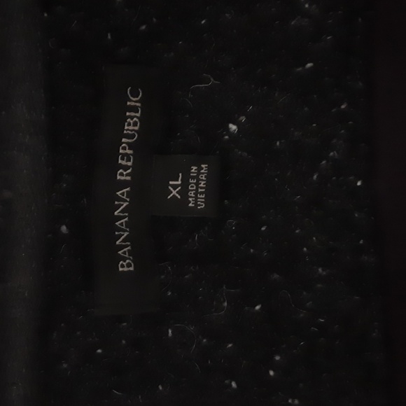 Banana Republic mens pullover sweater wool men XL quarter zip burgendy comfy y2k - Picture 3 of 7